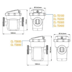 Clorador Salino Poolex Turbo Salt 4 Clorador Salino Poolex Turbo Salt -Piscinas Artículos Tienda dimensiones turbo salt