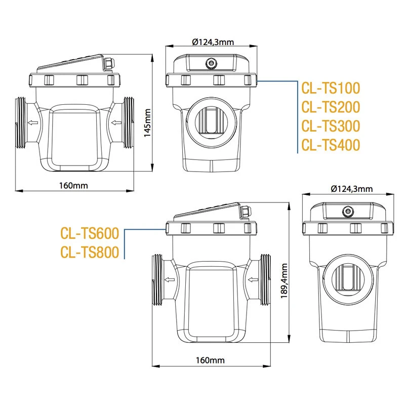 Clorador salino Poolex Turbo Salt Clorador Salino Poolex Turbo Salt -Piscinas Artículos Tienda dimensiones turbo salt