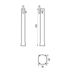 Ducha Solar HAPPY GO -Piscinas Artículos Tienda dimensions douche solaire happy go