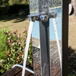 Ducha Solar Gre De Aluminio 38 Litros -Piscinas Artículos Tienda dsalp38 31 20