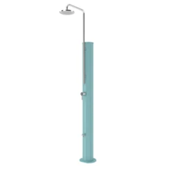 Ducha Solar Rainbow Astralpool -Piscinas Artículos Tienda ducha solar rainbow azul inox 1