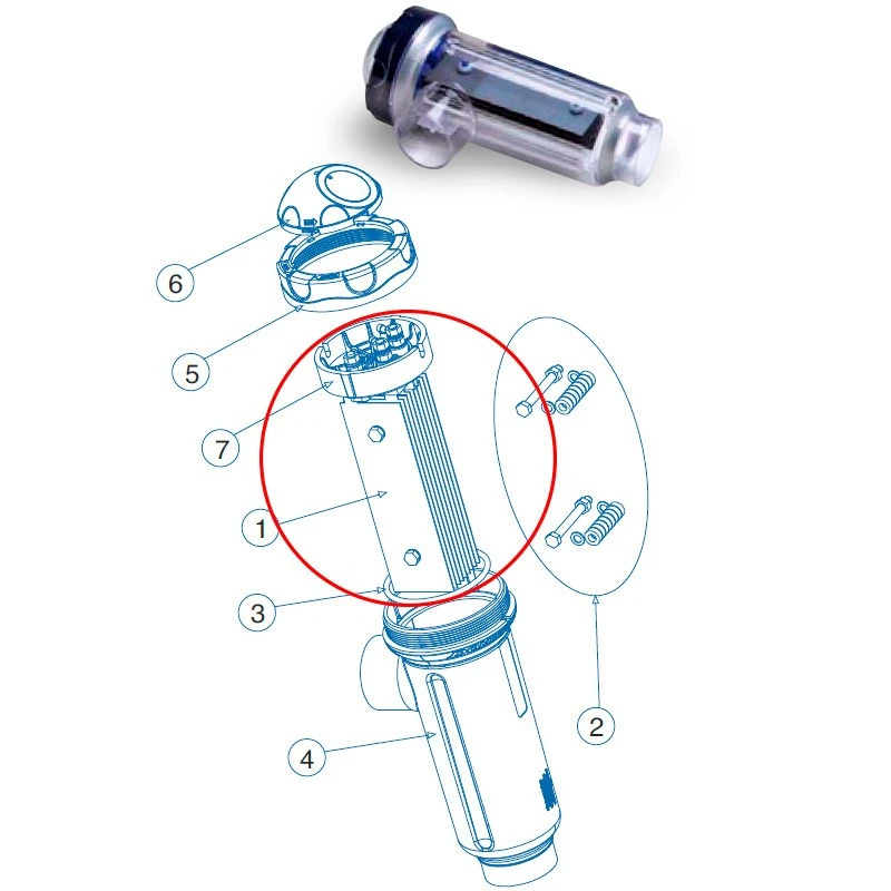Electrodo Recambio serie Domotic de Idegis Electrodo Recambio Serie Domotic De Idegis -Piscinas Artículos Tienda electrodo idegis domotic 4