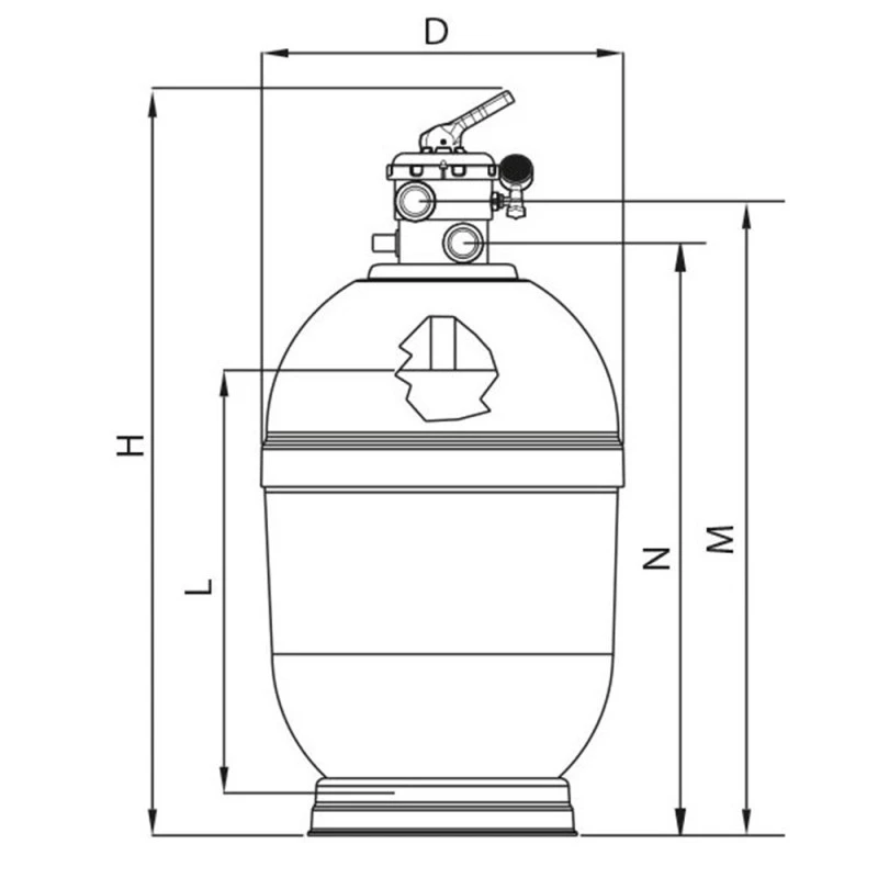 Filtro de arena Rapidpool Top Astralpool Filtro De Arena Rapidpool Top Astralpool -Piscinas Artículos Tienda filtro rapidpool top estructura