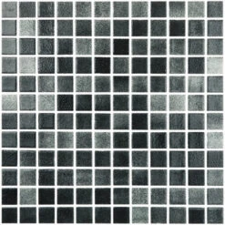 Gresite Color Negro Serie Niebla 2m²