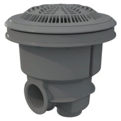 Sumidero NORM Rejilla Antivortex Piscina Liner Y Prefabricada 4 Sumidero NORM Rejilla Antivortex Piscina Liner Y Prefabricada -Piscinas Artículos Tienda sumidero norm abs rejilla antivortex gris