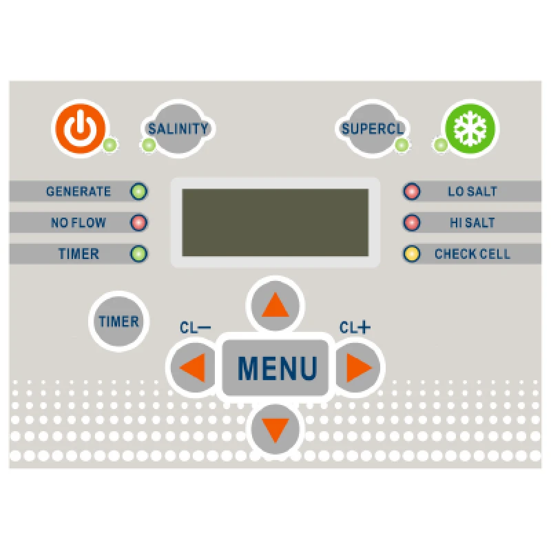 Clorador Salino Plus de 10gr a 30gr Clorador Salino Plus De 10gr A 30gr -Piscinas Artículos Tienda teclado clorador salino plus