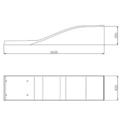 Trampolín Delfino Astralpool 4 Trampolín Delfino Astralpool -Piscinas Artículos Tienda trampol n delfino astralpool plano medidas