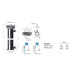 Ultravioleta Serie UV LP Vega Idegis -Piscinas Artículos Tienda ultravioleta serie uv lp vega 2